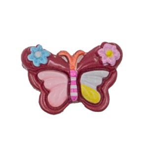 Flower butterfly resin