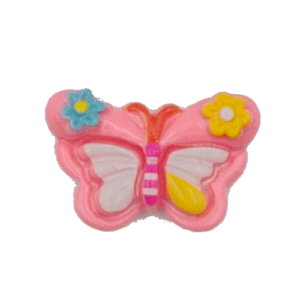 Flower butterfly resin