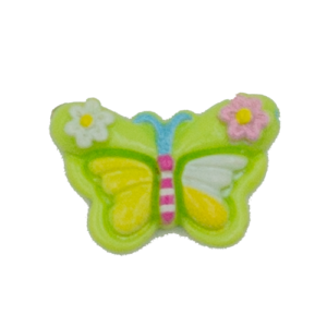 Flower butterfly resin