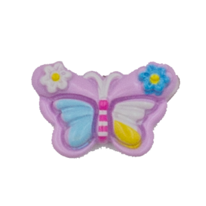 Flower butterfly resin