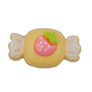 Strawberry heart-shaped candies YELLOW