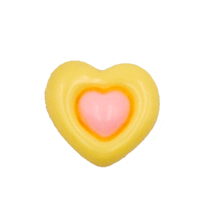 Double hearts YELLOW