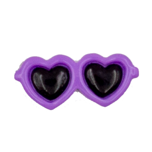 heart-shaped glasses PURBLE