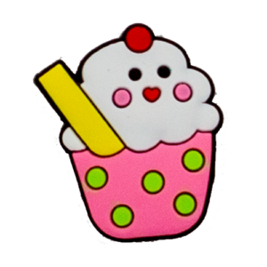 Cute cartoon milk tea cup