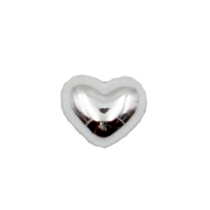 12×15 Silver peach hearts