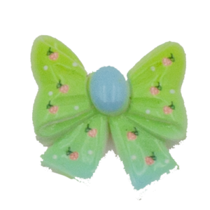 GREEN/BLUE large bowknot