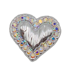 Diamond-studded heart