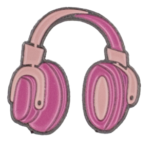 headphone pink