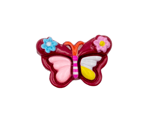 Flower butterfly resin
