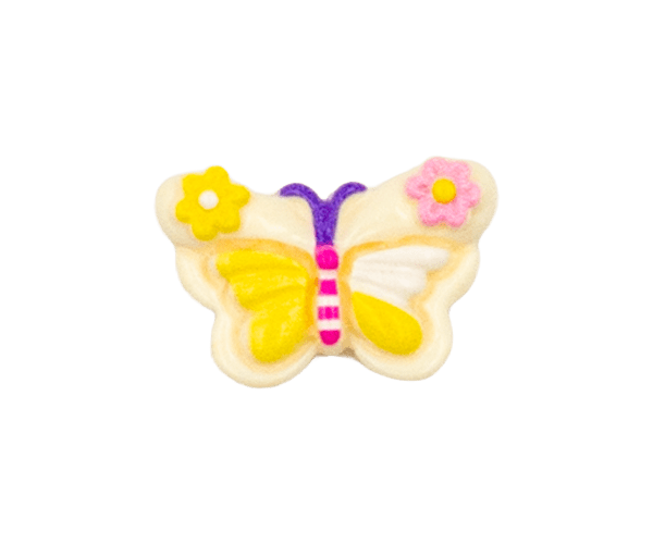 Flower butterfly resin
