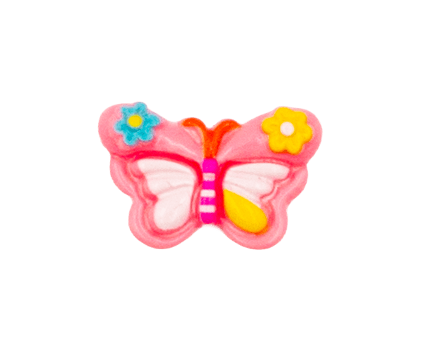 Flower butterfly resin