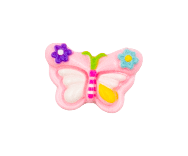 Flower butterfly resin