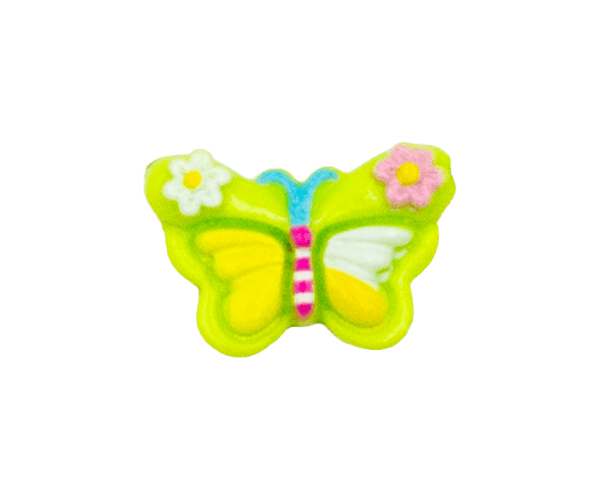 Flower butterfly resin