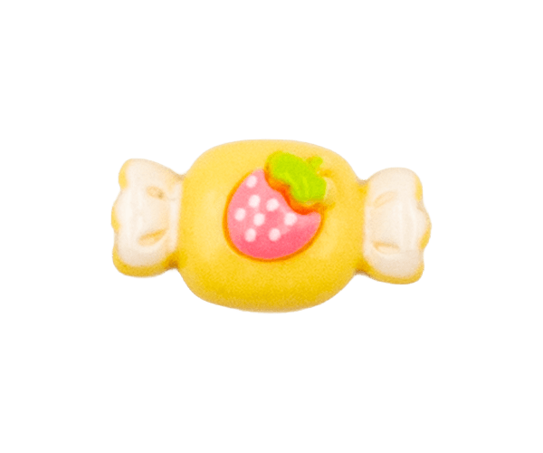 Strawberry heart-shaped candies YELLOW