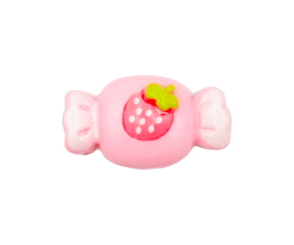 Strawberry heart-shaped candies  PINK