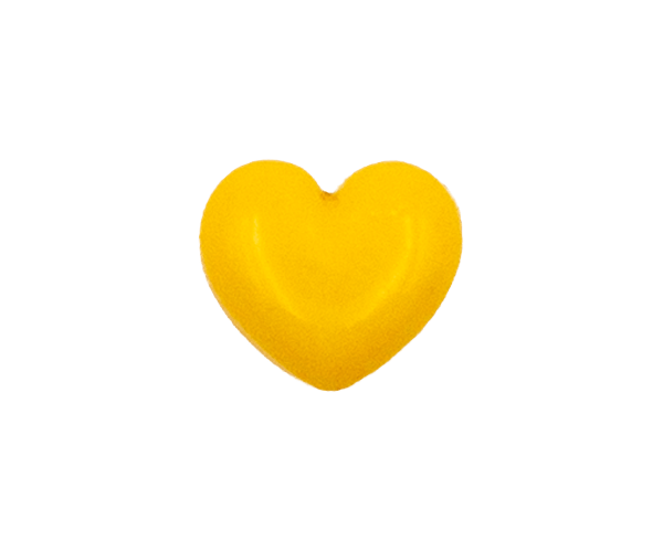 Heart shape  YELLOW