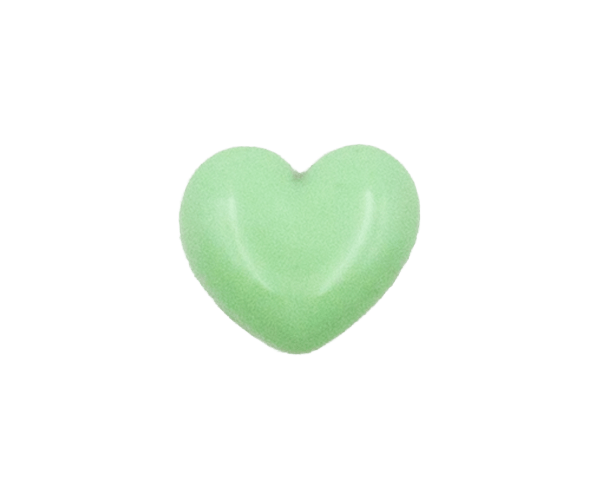 Heart shapE LIGHT GREEN