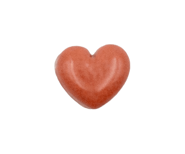 Heart shape BROWN