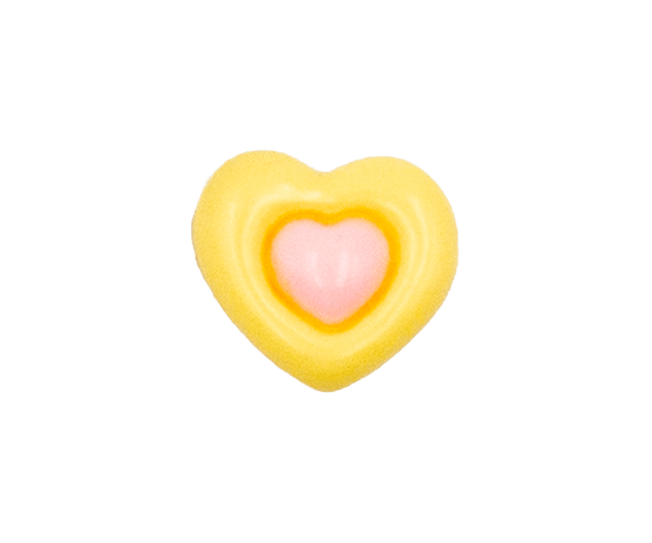 Double hearts YELLOW
