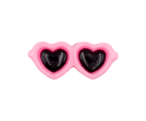 heart-shaped glasses LIGHT PINK