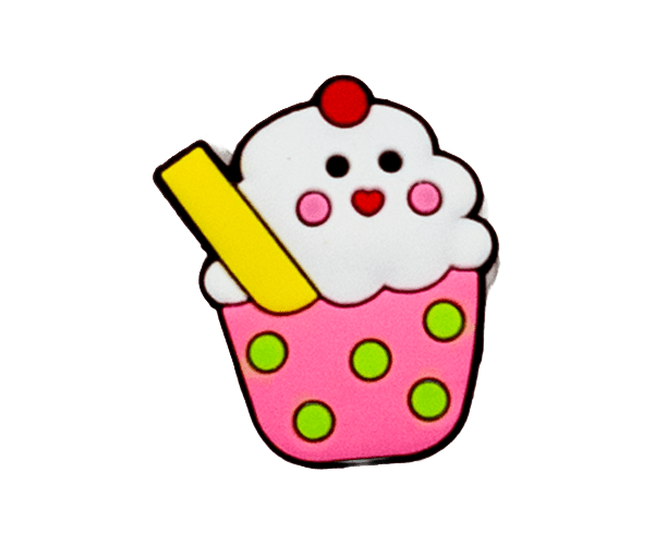 Cute cartoon milk tea cup