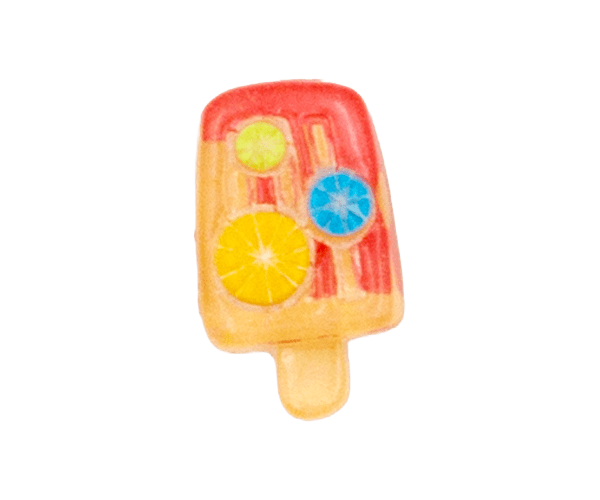 Transparent color of fruit ice cream