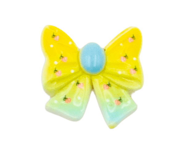 YELLOW GREEN large bowknot