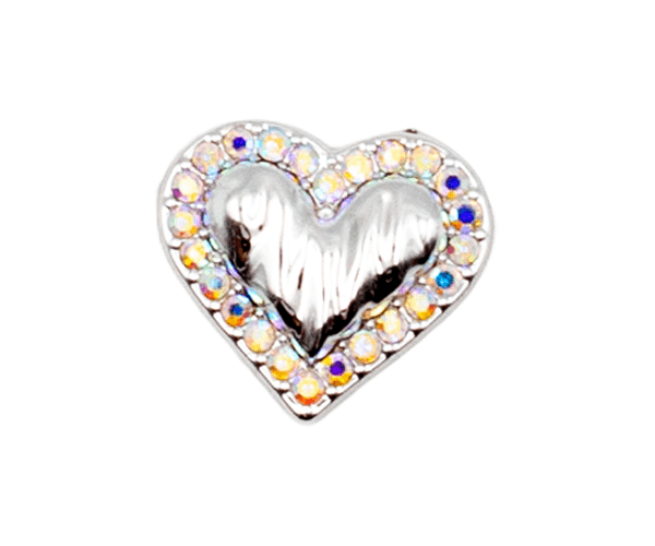 Diamond-studded heart