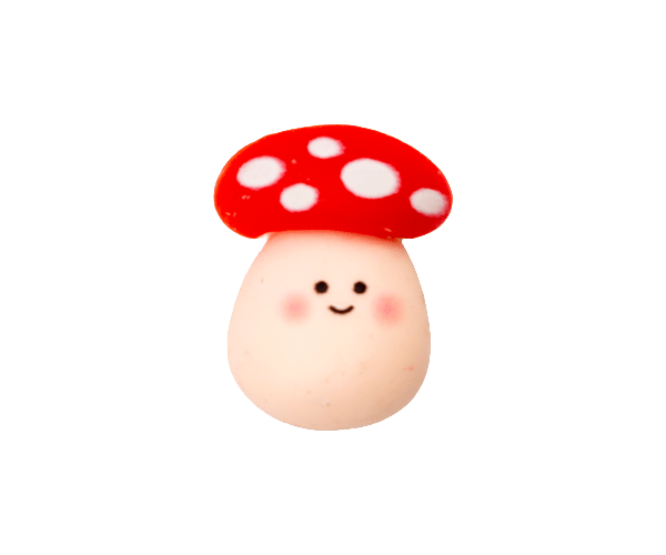 Resin Red 
Mushroom